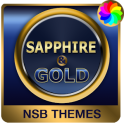 Sapphire Gold Theme for Xperia