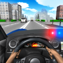 Police Driving In Car
