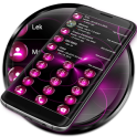 Dialer Spheres Pink Theme for Drupe or ExDialer