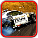 Police Car Jigsaw Puzzles Brain Games for Kids