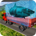 परिवहन ट्रक शार्क एक्वेरियम