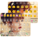 Cute Photo Emoji Keyboard Skin