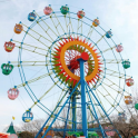 Theme Park Fun Swings Ride