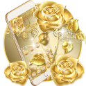 Gold Rose Theme luxury gold