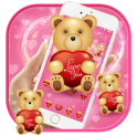 Cute Teddy Bear Love Theme