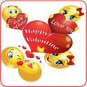 Valentine Love Emoji Stickers
