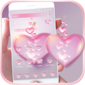 Pink Love theme for girls