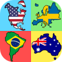 Banderas de todos los continentes del mundo - Quiz