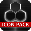GLOW SILVER icon pack HD 3D