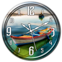 Boat Clock Live Wallpaper
