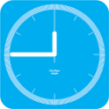 Blue Analog Clock