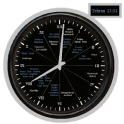 12-hour world clock