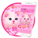 Cute Pink Kitty Cat Theme