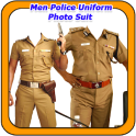Men Police Uniform Photo Suit