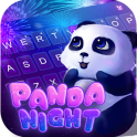 Panda Night Keyboard Theme