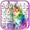 Colorful Cat Keyboard Theme