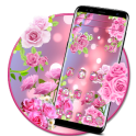 Beautiful Pink Rose Theme