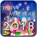 Happy New Year 2018 photo frame