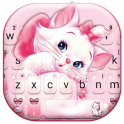Girlish Kitty Tema de teclado