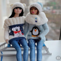 DIY Crochet Barbie Winter Clothes