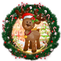Merry Christmas Reindeer Keyboard Theme