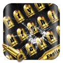 Gold Gunnery Bullet Keyboard