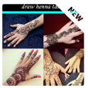 draw henna tattoos
