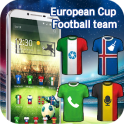 European Cup football theme 3D