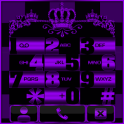 Purple Chess Crown Dialer theme