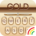 Gold Keyboard Golden Theme