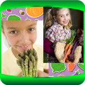 Collage de fotos vegetales