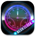 Neon Lights Clock Widget