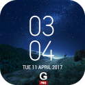 Galaxy S8 Plus Digital Clock Widget Pro +