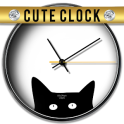 Cat Clock Widget