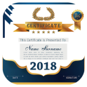 Certificate Maker app Easy to Design Certifcate