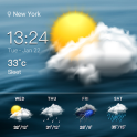 Daily weather forecast widget app