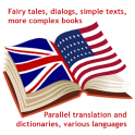 Inglés libros, diccionario español paralelo