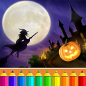 Livro para colorir Halloween