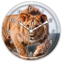 Clock Live Wallpaper : Lion