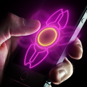 Neon hand fidget spinner