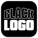 Black Logos Free Request. Simple Logo Online Order