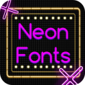 Neon Font for FlipFont , Cool Fonts Text Free
