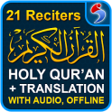 Quran with Translation Audio Offline, 21 Reciters