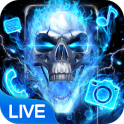 Blue Fire Skull Themes & Wallpapers