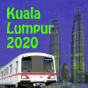 マレーシアクアラルンプール鉄道地図2015