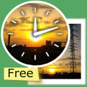 Analog Photo Clock Widget Free