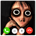 Creepy momo fake video call