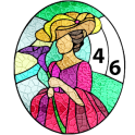 Stained Glass Color By Number-Paint By Number Free