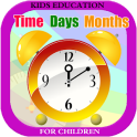 Learn Clock,Day & Month - Kids