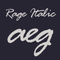 Rage Italic FlipFont